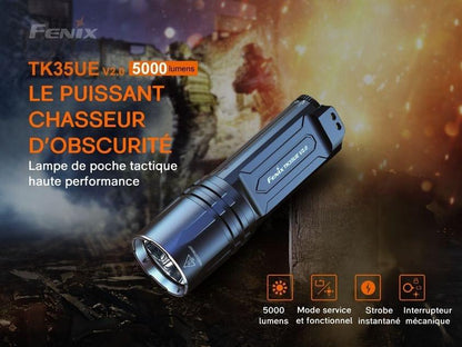 Fenix TK35UE V2.0 - Lampe torche tactique - 5000 lumens Revendeur Officiel Lampes FENIX depuis 2008 | Votre Boutique en ligne FENIX®