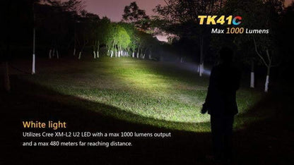 Fenix TK41C - 1000 Lumens - tricolore (bleu, blanc, rouge) Site Officiel FENIX® - Votre boutique en ligne Fenix®