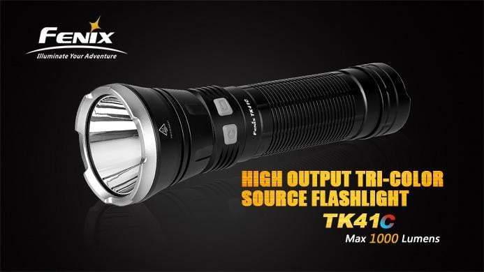 Fenix TK41C - 1000 Lumens - tricolore (bleu, blanc, rouge) Site Officiel FENIX® - Votre boutique en ligne Fenix®