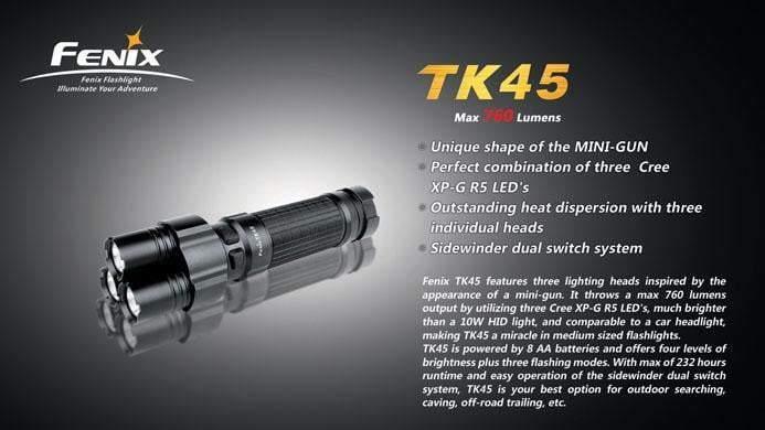 Fenix TK45 R5 - 760 Lumens Site Officiel FENIX® - Votre boutique en ligne Fenix®