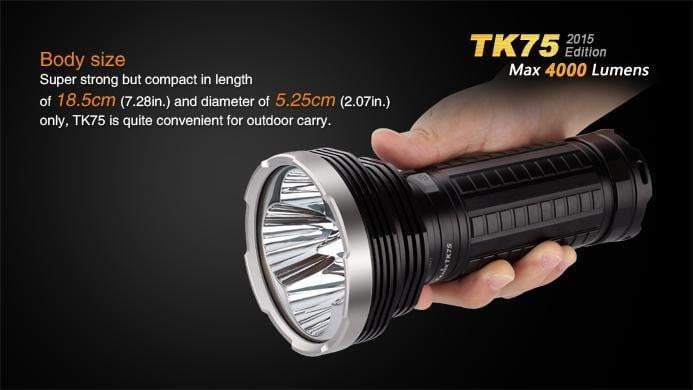 Fenix TK75 édition 2015 - 4000 Lumens Site Officiel FENIX® - Votre boutique en ligne Fenix®