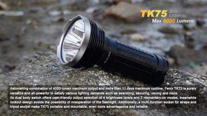 Fenix TK75 édition 2015 - 4000 Lumens Site Officiel FENIX® - Votre boutique en ligne Fenix®