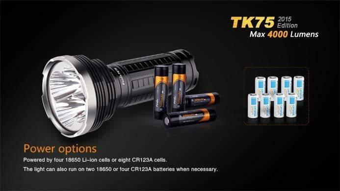 Fenix TK75 édition 2015 - 4000 Lumens Site Officiel FENIX® - Votre boutique en ligne Fenix®