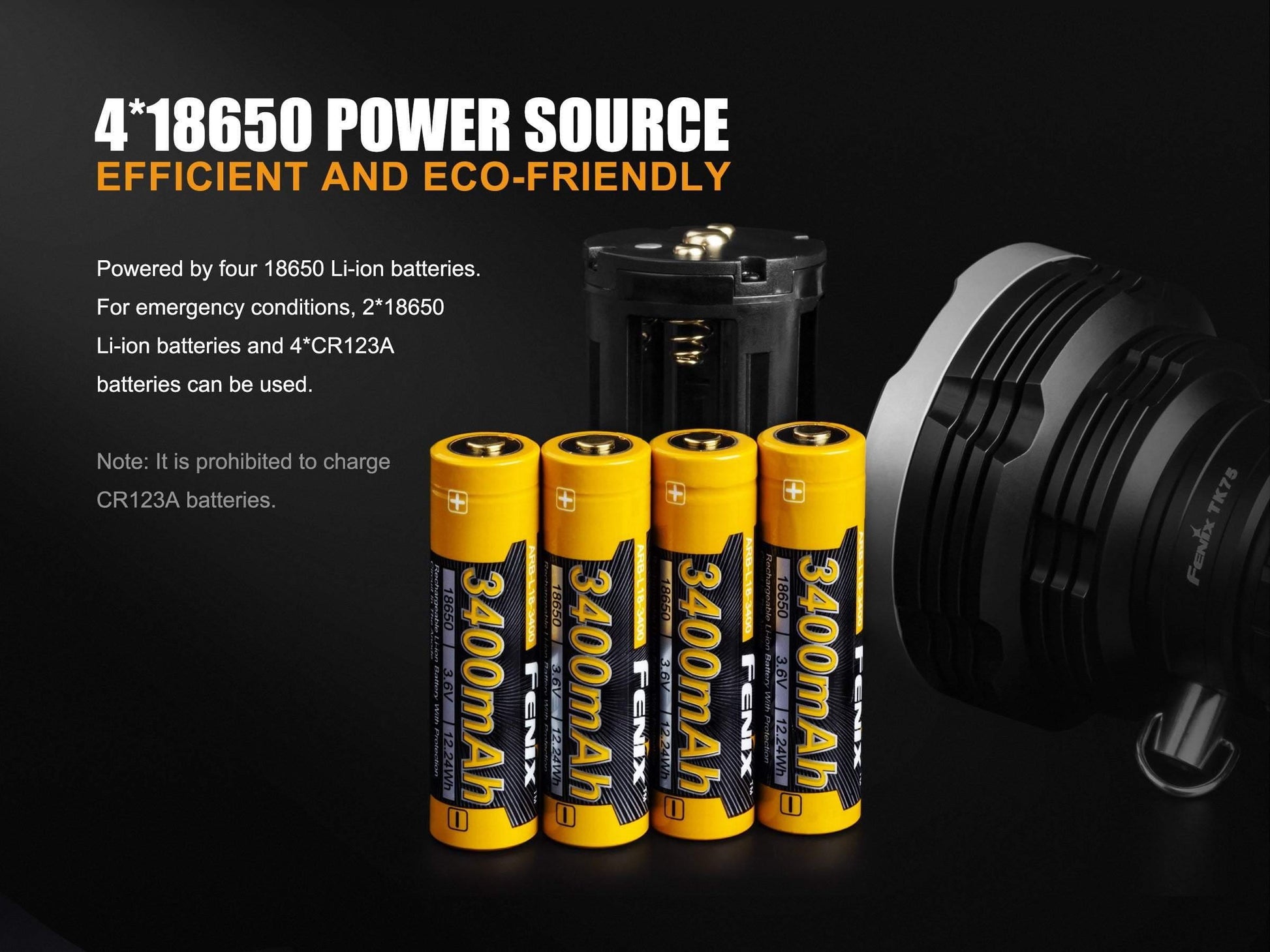 Fenix TK75 édition 2018 - 5100 Lumens - 850 mètres de portée Site Officiel FENIX® - Votre boutique en ligne Fenix®