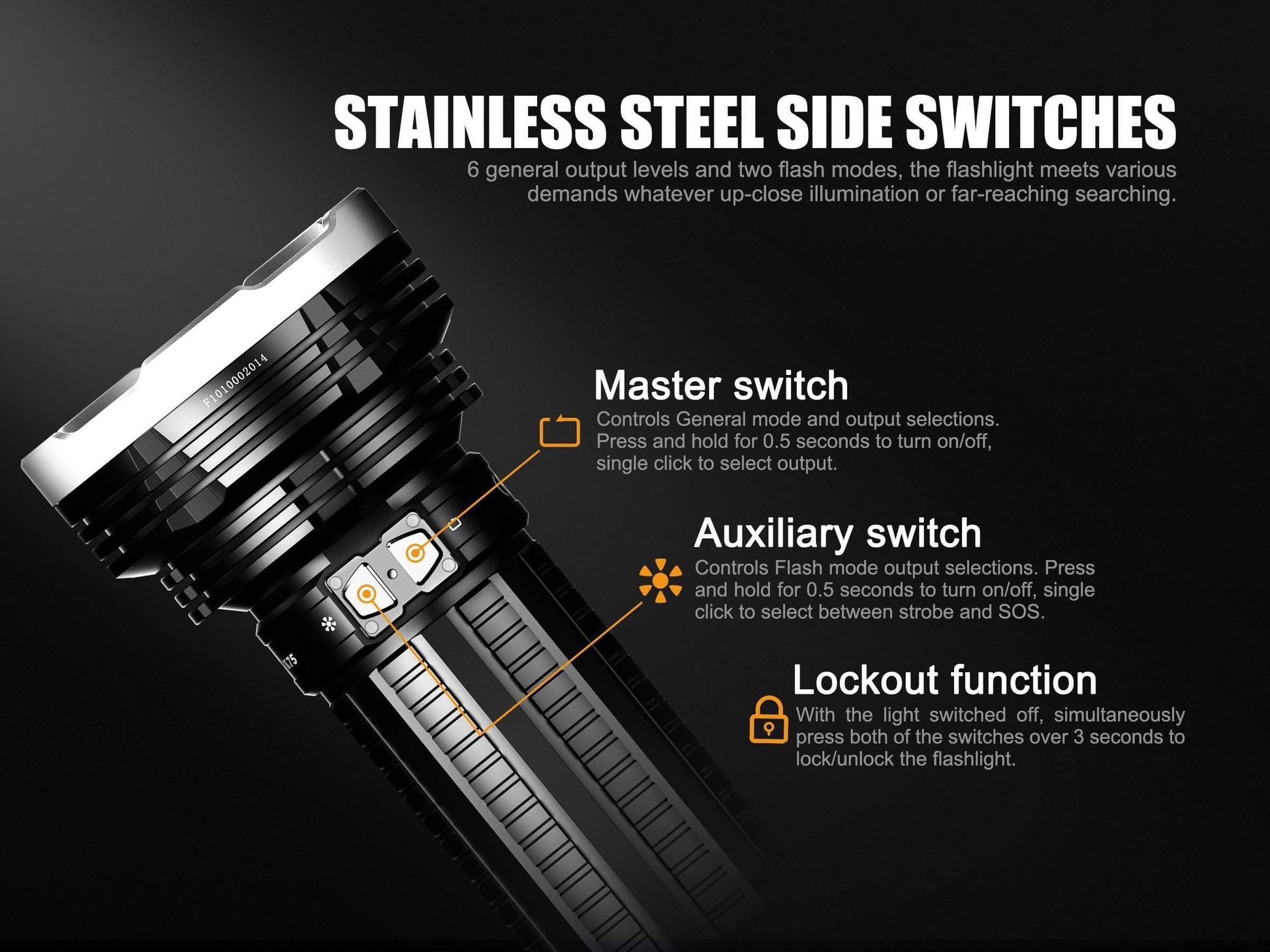 Fenix TK75 édition 2018 - 5100 Lumens - 850 mètres de portée Site Officiel FENIX® - Votre boutique en ligne Fenix®