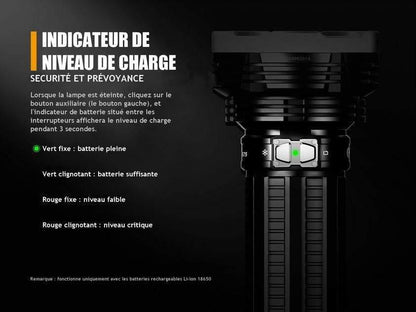 Fenix TK75 édition 2018 - 5100 Lumens - 850 mètres de portée Site Officiel FENIX® - Votre boutique en ligne Fenix®