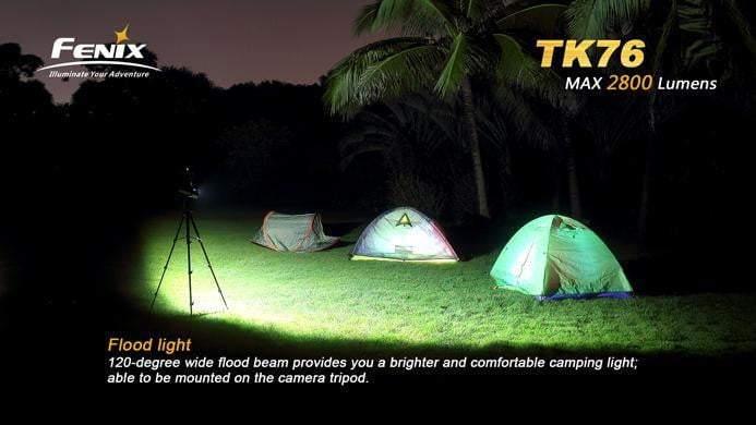 Fenix TK76 - 2800 LUMENS + 8 piles CR123A Site Officiel FENIX® - Votre boutique en ligne Fenix®