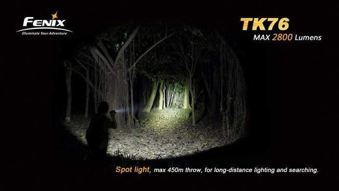 Fenix TK76 - 2800 LUMENS + 8 piles CR123A Site Officiel FENIX® - Votre boutique en ligne Fenix®