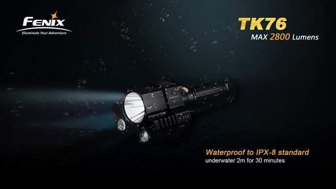 Fenix TK76 - 2800 LUMENS + 8 piles CR123A Site Officiel FENIX® - Votre boutique en ligne Fenix®