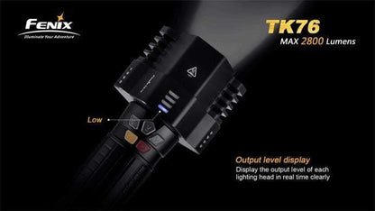 Fenix TK76 - 2800 LUMENS + 8 piles CR123A Site Officiel FENIX® - Votre boutique en ligne Fenix®