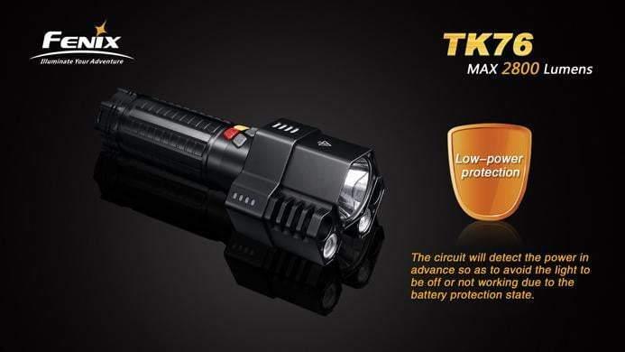 Fenix TK76 - 2800 LUMENS + 8 piles CR123A Site Officiel FENIX® - Votre boutique en ligne Fenix®