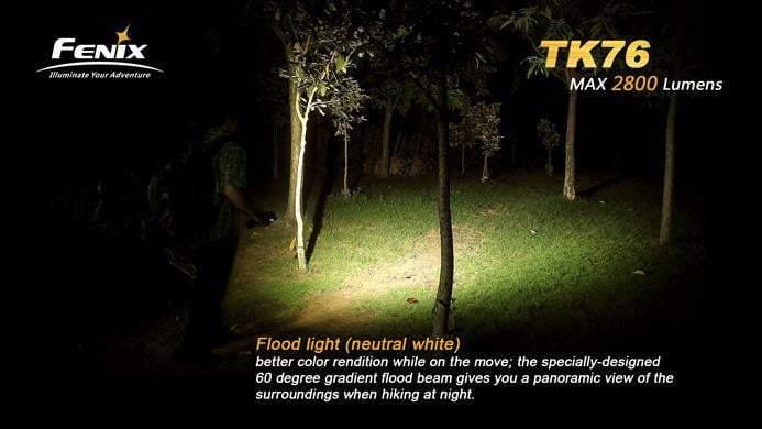 Fenix TK76 - 2800 LUMENS + 8 piles CR123A Site Officiel FENIX® - Votre boutique en ligne Fenix®