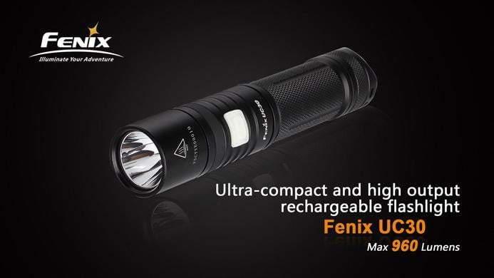 Fenix UC30 - 960Lumens - USB rechargeable Site Officiel FENIX® - Votre boutique en ligne Fenix®