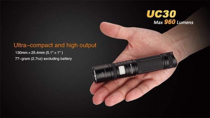 Fenix UC30 - 960Lumens - USB rechargeable Site Officiel FENIX® - Votre boutique en ligne Fenix®