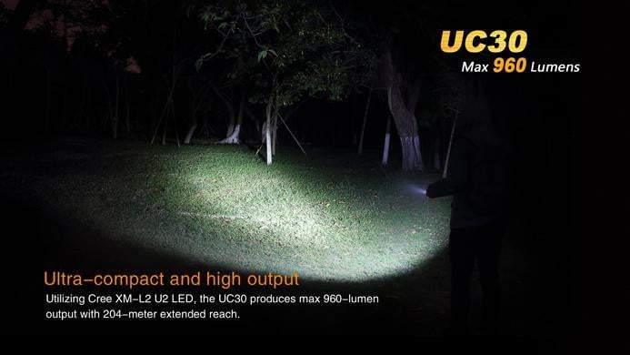 Fenix UC30 - 960Lumens - USB rechargeable Site Officiel FENIX® - Votre boutique en ligne Fenix®