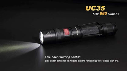 Fenix UC35 - 960Lumens - USB rechargeable Site Officiel FENIX® - Votre boutique en ligne Fenix®