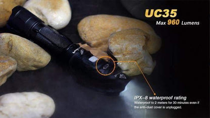 Fenix UC35 - 960Lumens - USB rechargeable Site Officiel FENIX® - Votre boutique en ligne Fenix®