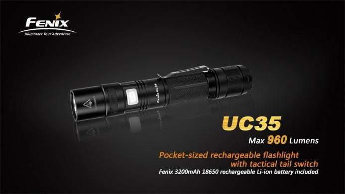 Fenix UC35 - 960Lumens - USB rechargeable Site Officiel FENIX® - Votre boutique en ligne Fenix®