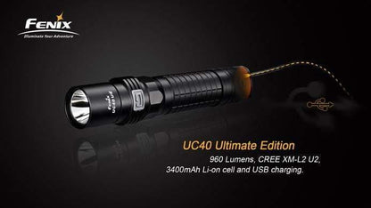 Fenix UC40 Ultimate Edition - 960Lumens - USB rechargeable Site Officiel FENIX® - Votre boutique en ligne Fenix®