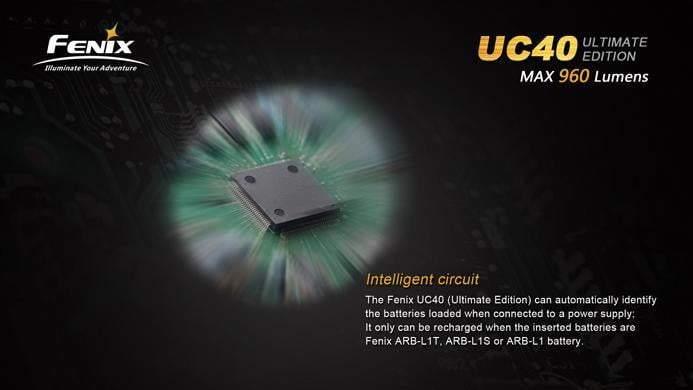Fenix UC40 Ultimate Edition - 960Lumens - USB rechargeable Site Officiel FENIX® - Votre boutique en ligne Fenix®