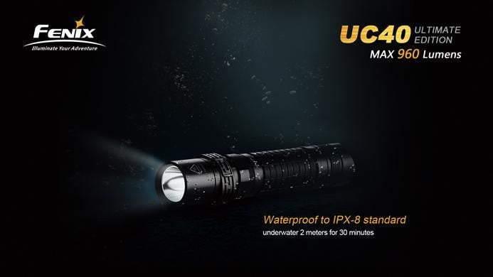 Fenix UC40 Ultimate Edition - 960Lumens - USB rechargeable Site Officiel FENIX® - Votre boutique en ligne Fenix®