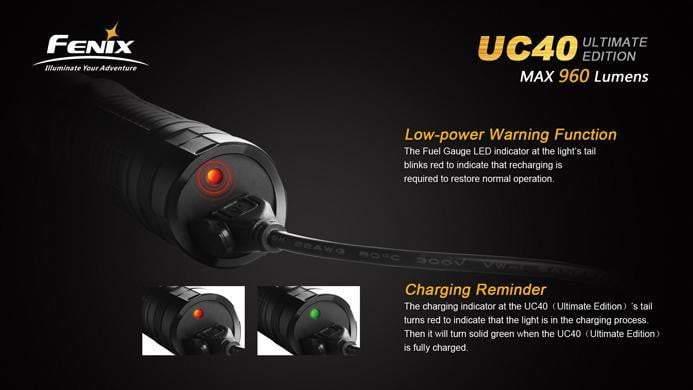 Fenix UC40 Ultimate Edition - 960Lumens - USB rechargeable Site Officiel FENIX® - Votre boutique en ligne Fenix®