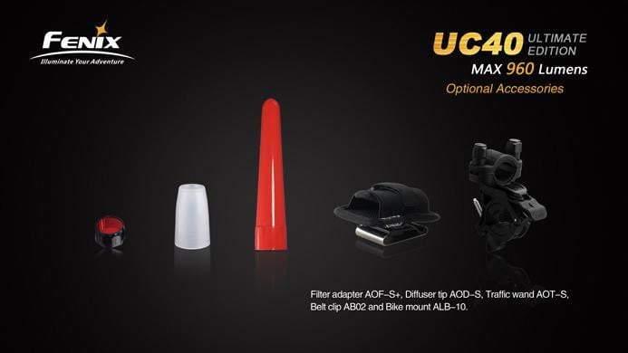 Fenix UC40 Ultimate Edition - 960Lumens - USB rechargeable Site Officiel FENIX® - Votre boutique en ligne Fenix®