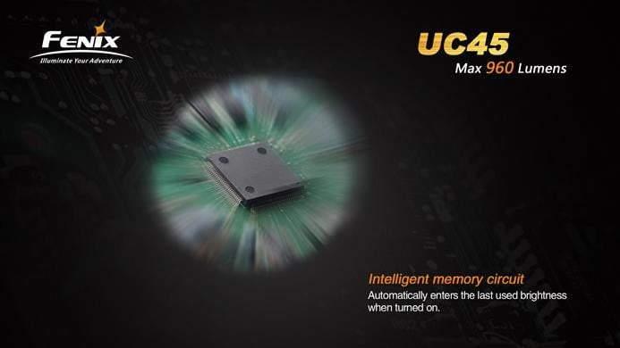 Fenix UC45 - 960Lumens - USB rechargeable Site Officiel FENIX® - Votre boutique en ligne Fenix®
