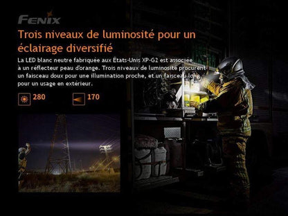 Fenix WF30RE lampe torche à sécurité intrinsèque - 170m de portée Site Officiel FENIX® - Votre boutique en ligne Fenix®