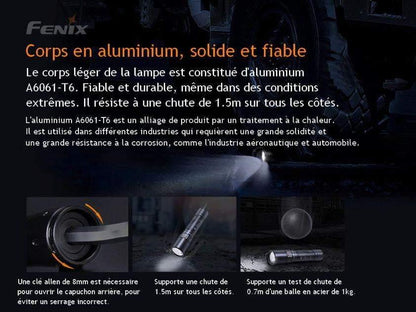 Fenix WF30RE lampe torche à sécurité intrinsèque - 170m de portée Site Officiel FENIX® - Votre boutique en ligne Fenix®