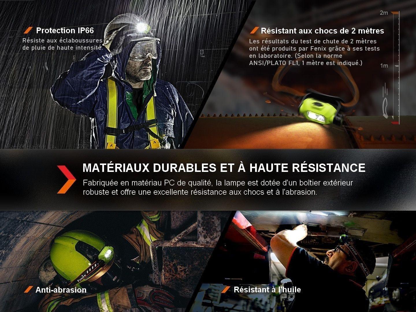 Fenix WH23R - Lampe frontale de travail - Max 600 Lumens Revendeur Officiel Lampes FENIX depuis 2008 | Votre Boutique en ligne FENIX®