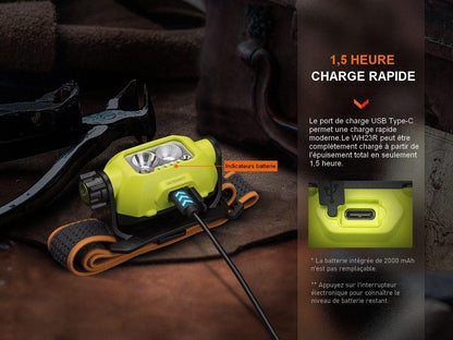 Fenix WH23R - Lampe frontale de travail - Max 600 Lumens Revendeur Officiel Lampes FENIX depuis 2008 | Votre Boutique en ligne FENIX®