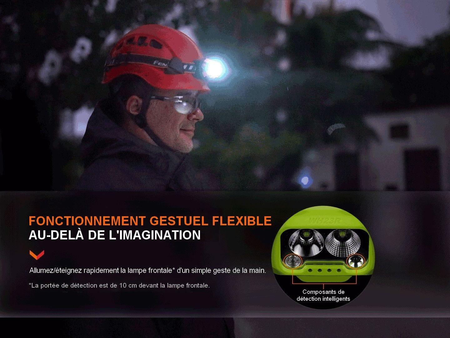 Fenix WH23R - Lampe frontale de travail - Max 600 Lumens Revendeur Officiel Lampes FENIX depuis 2008 | Votre Boutique en ligne FENIX®