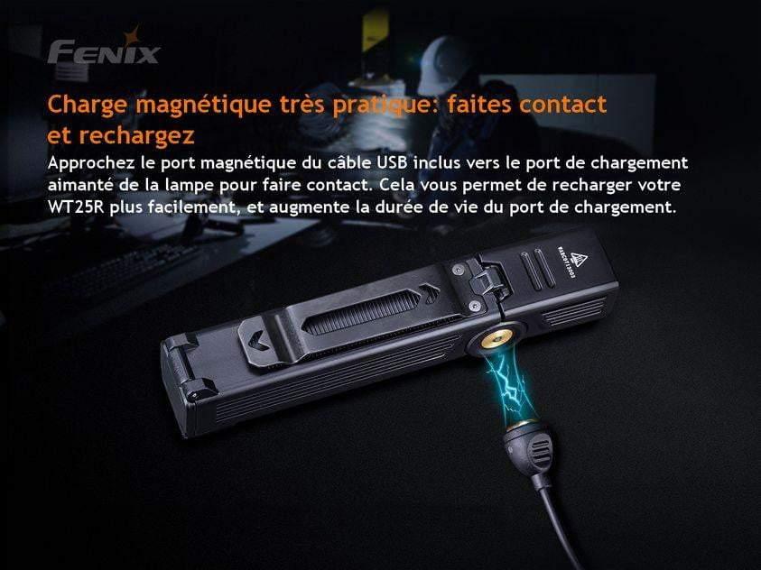 Fenix WT25R lampe professionnelle rechargeable à tête pivotante - 1000 lumens Site Officiel FENIX® - Votre boutique en ligne Fenix®