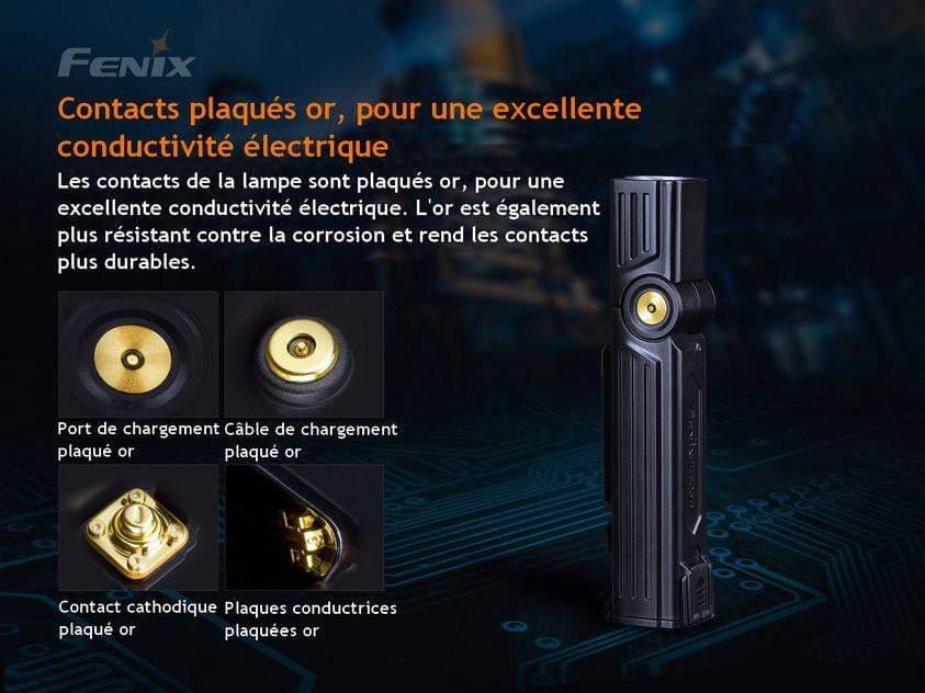 Fenix WT25R lampe professionnelle rechargeable à tête pivotante - 1000 lumens Site Officiel FENIX® - Votre boutique en ligne Fenix®