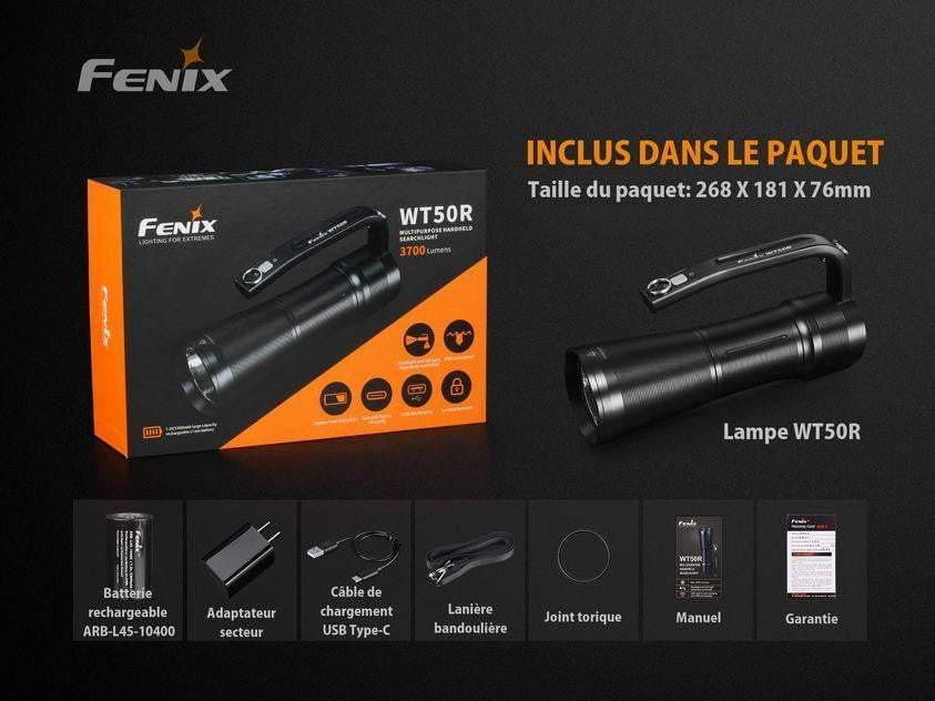 Fenix WT50R - Projecteur portatif à poignée - 3700 lumens Site Officiel FENIX® - Votre boutique en ligne Fenix®