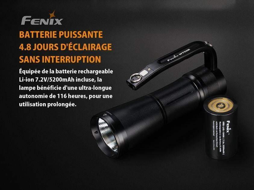 Fenix WT50R - Projecteur portatif à poignée - 3700 lumens Site Officiel FENIX® - Votre boutique en ligne Fenix®