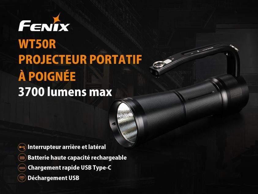 Fenix WT50R - Projecteur portatif à poignée - 3700 lumens Site Officiel FENIX® - Votre boutique en ligne Fenix®