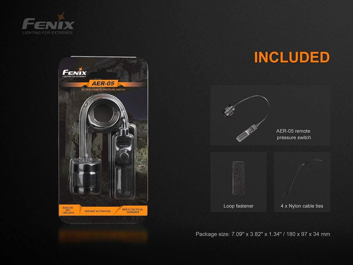 Interrupteur à distance tactique Fenix AER-05 Site Officiel FENIX® - Votre boutique en ligne Fenix®