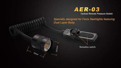 Interrupteur déporté AER 03 - Fenix TK16, TK25, TK25 Red, TK25 R&B, TK25 IR Site Officiel FENIX® - Votre boutique en ligne Fenix®