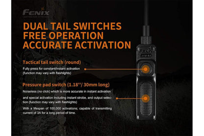 Interrupteur déporté AER 03 V2.0 - Fenix TK16, TK20R, TK25, TK25 Red, TK25 R&B, TK25 IR, TK32 Site Officiel FENIX® - Votre boutique en ligne Fenix®
