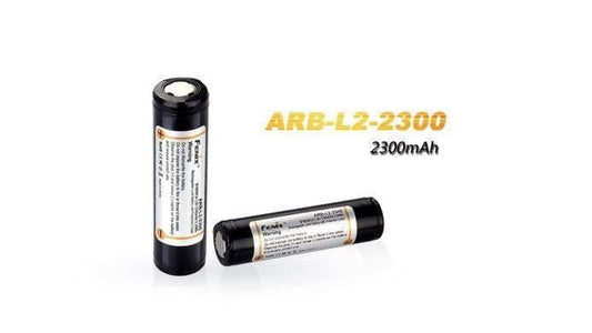 Pile rechargeable ARB-L2 (Nouveau nom Fenix pile ARB-L18) - modèle 18650, 2300mAh pour toutes les lampes Fenix utilisant des 18650 Site Officiel FENIX® - Votre boutique en ligne Fenix®
