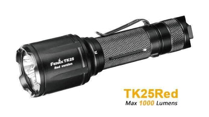 TK25 Red Version - 1000 Lumens blanc et 310 Lumens rouge Site Officiel FENIX® - Votre boutique en ligne Fenix®